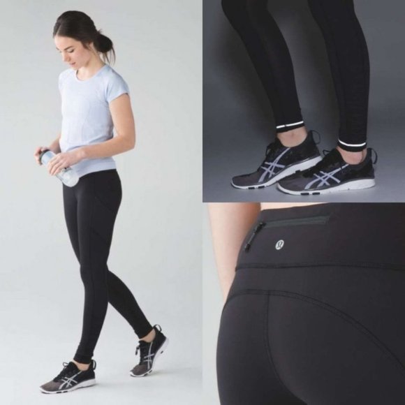 lululemon athletica Pants - Lululemon Speed Tight Ruched Leggings IV in Black